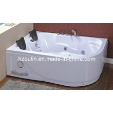 Banheira sanitária acrílica branca quadrada da massagem do redemoinho (OL-631)